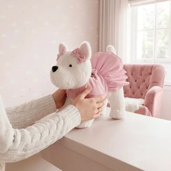 Peluche Perrita Blanquita Zuavielle1 Perrita Blanquita